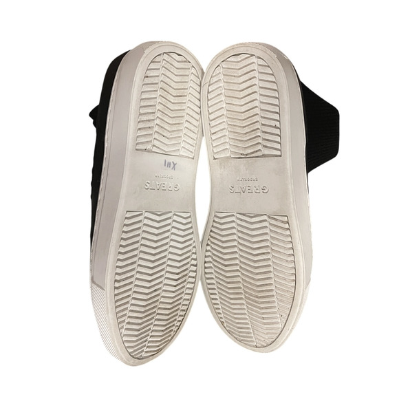 Greats Brooklyn 7 Hightop Sneakers Sock Boots $199 Stretch Ankle Bootie Black - Picture 10 of 11